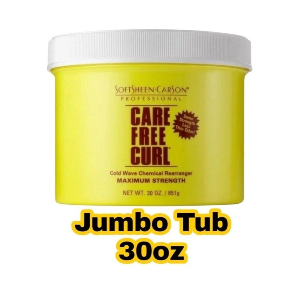 SoftSheen Carson Care Free Curl Cold Wave Chemical Rearranger Max Strength 30 Oz